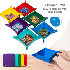 Becko US puzzle board dust-resistant felt cover protects pieces between sessions