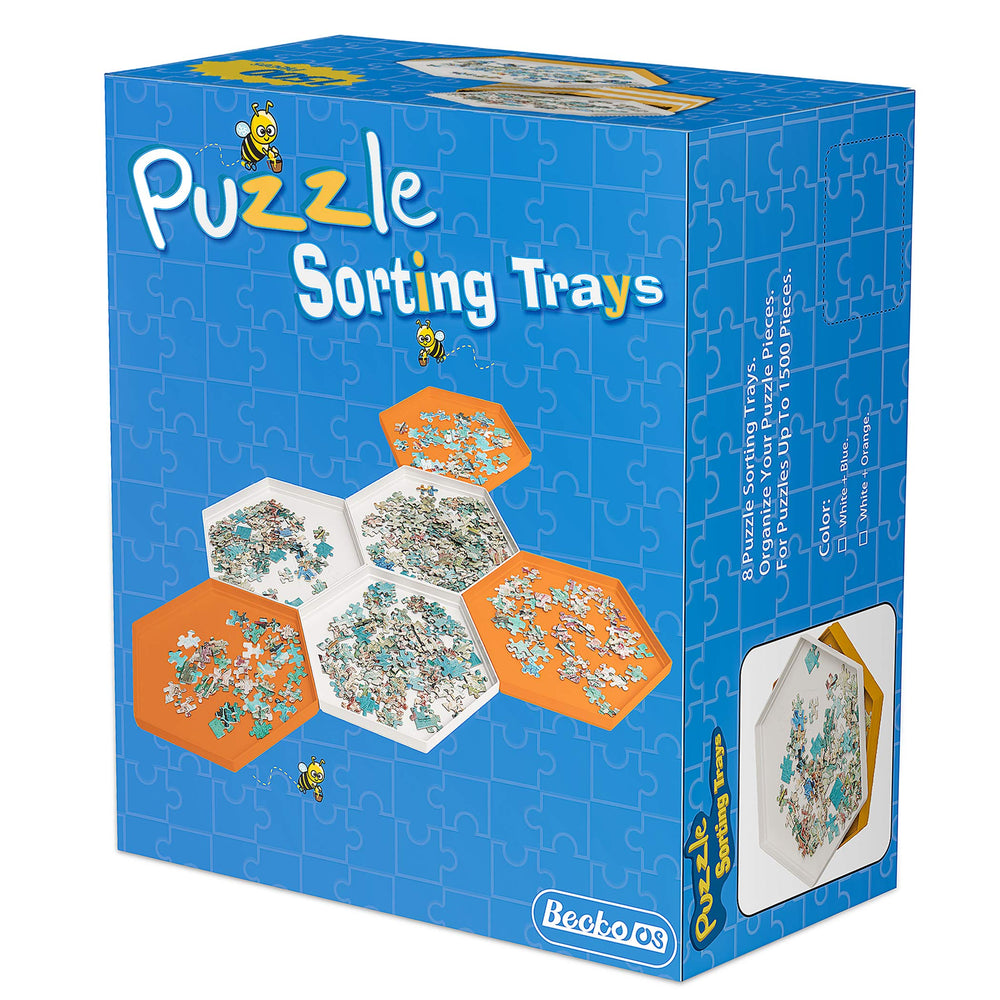 Becko US storage-ready puzzle trays for easy transport