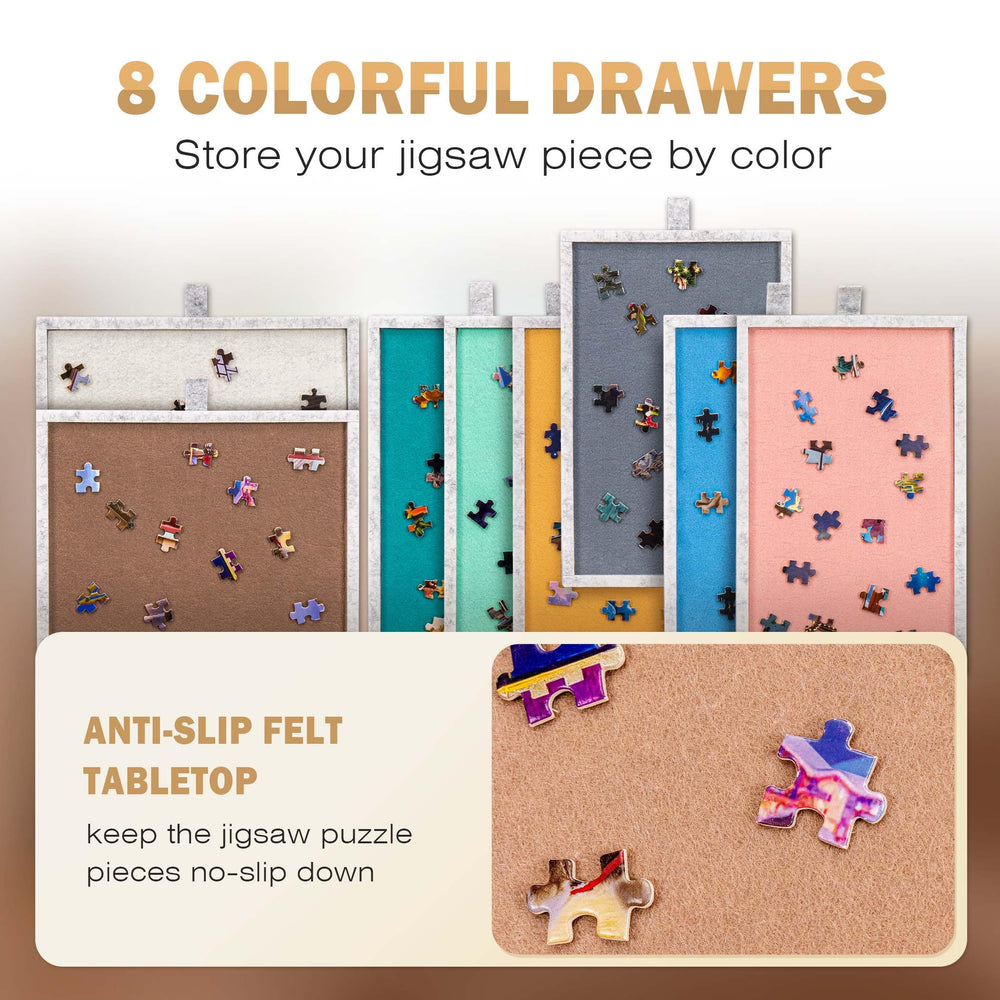 Becko US lightweight felt puzzle board ready for transport