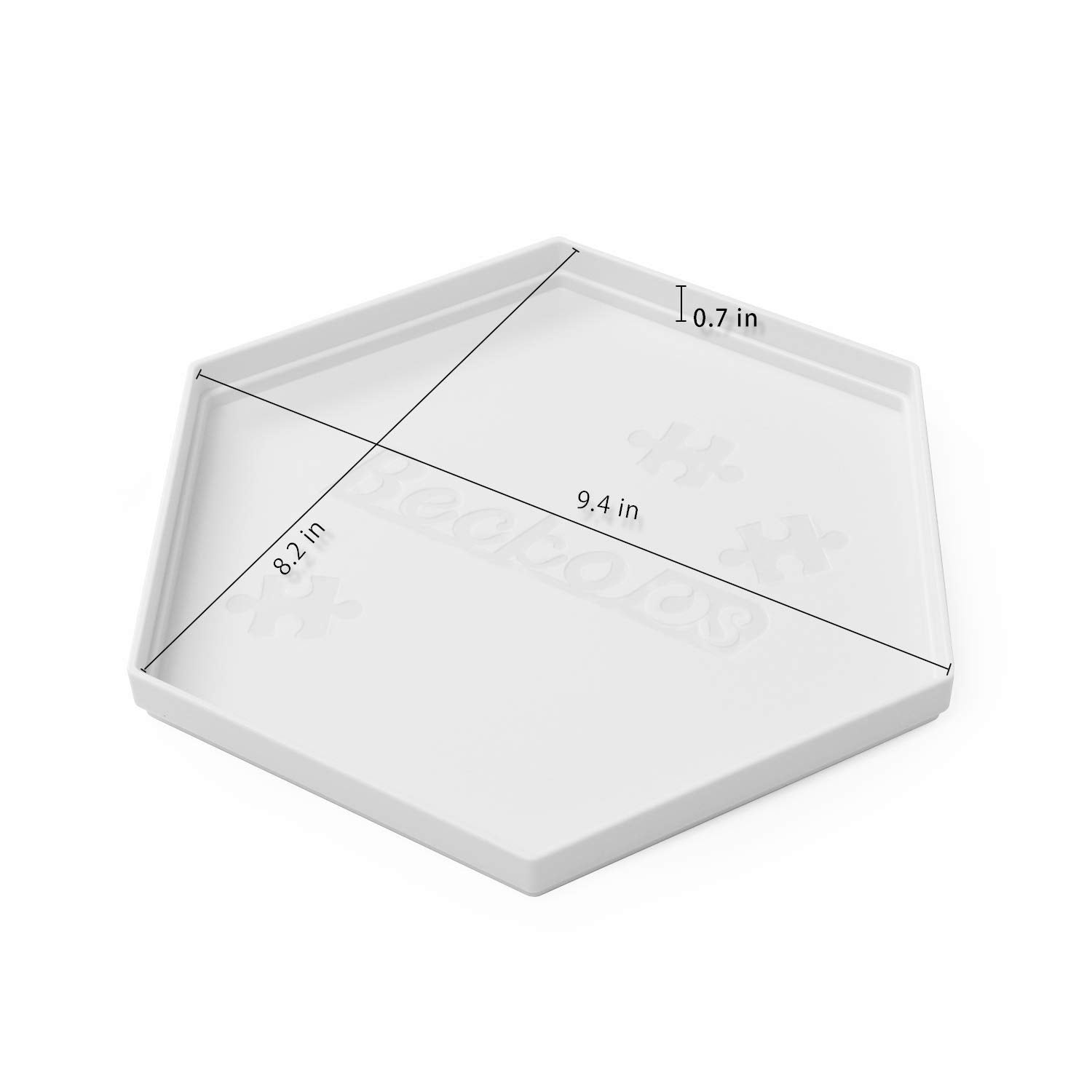 Becko US white ABS trays help color and pattern sorting for faster assembly