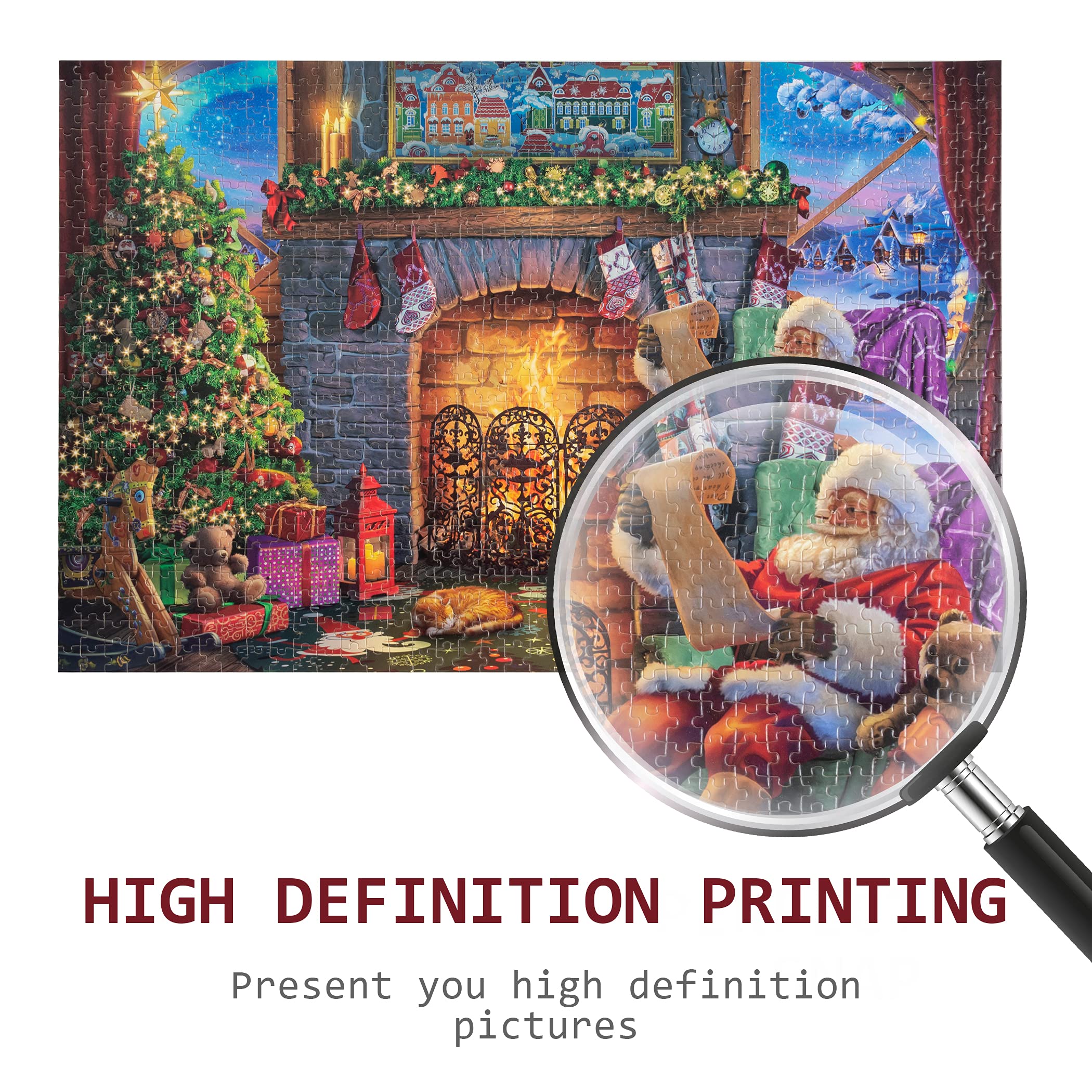 Becko US wooden 1000-piece puzzle offers durable, long-lasting fun