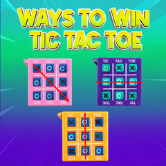 Bedwina classroom-prize tac tac toe keychain for rewards