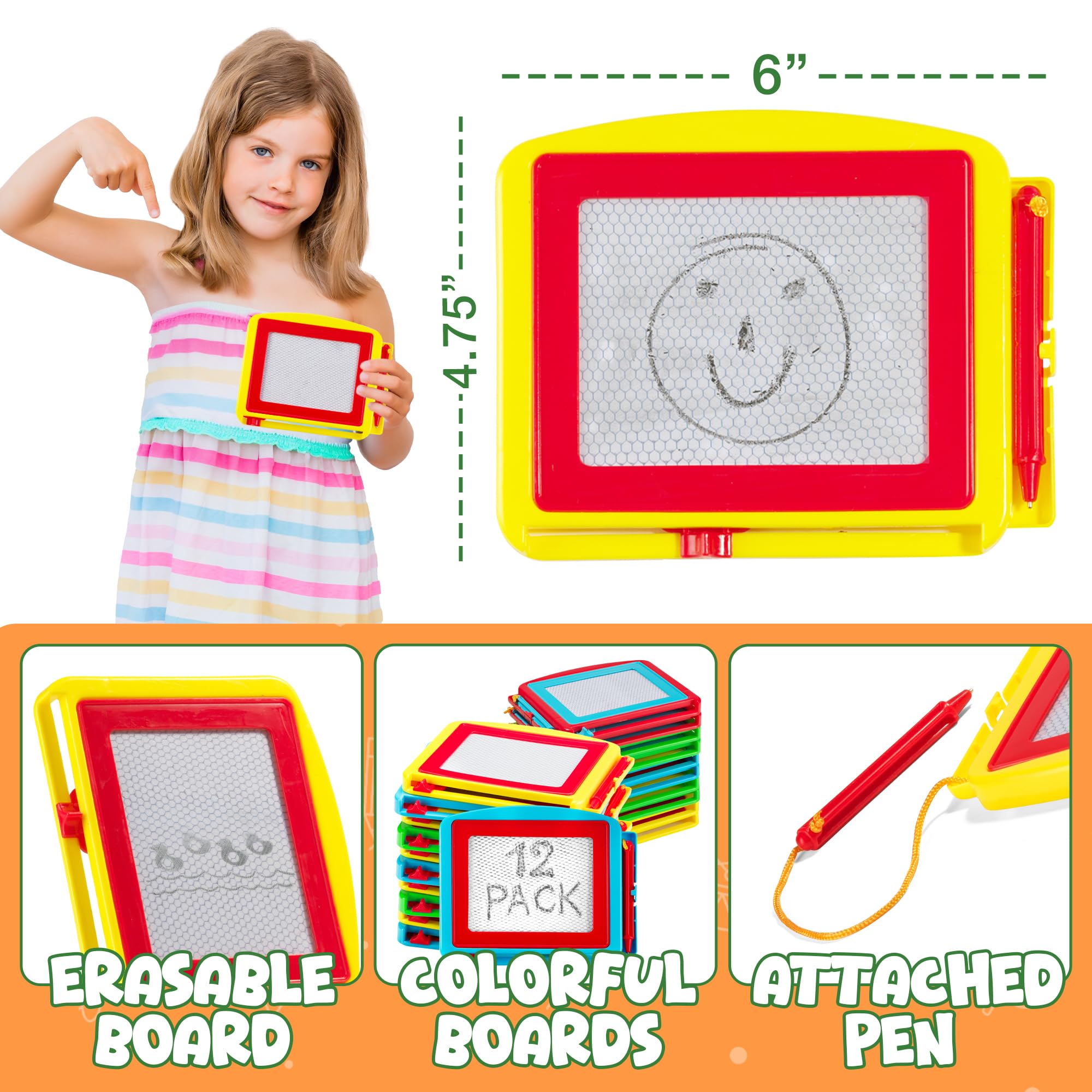 Bedwina erasable magnetic board offers reusable fun without scraps