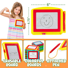 Bedwina erasable magnetic board offers reusable fun without scraps
