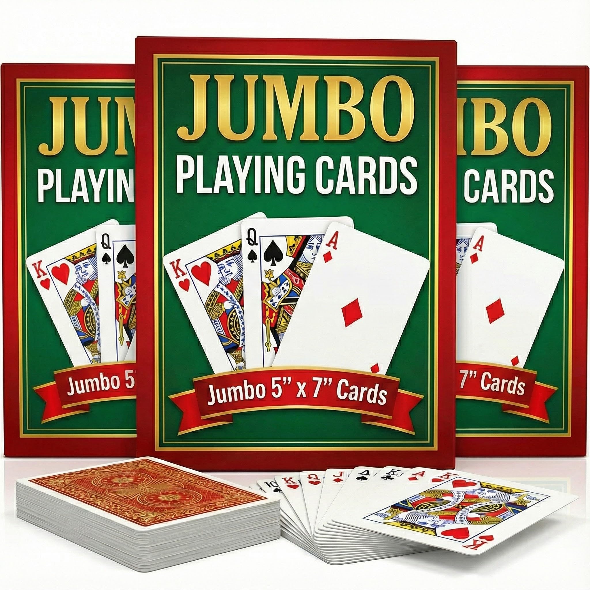 Bedwina giant cards fanned for easy visibility and quick gameplay