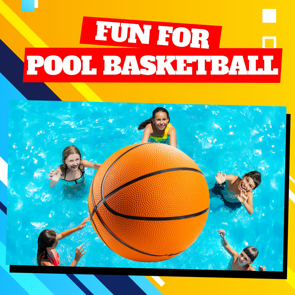 Ideal size for 12-inch rims and arcade-style hoops at home.