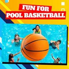 Ideal size for 12-inch rims and arcade-style hoops at home.