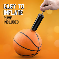 Bedwina mini basketball ideal for indoor and outdoor family games.