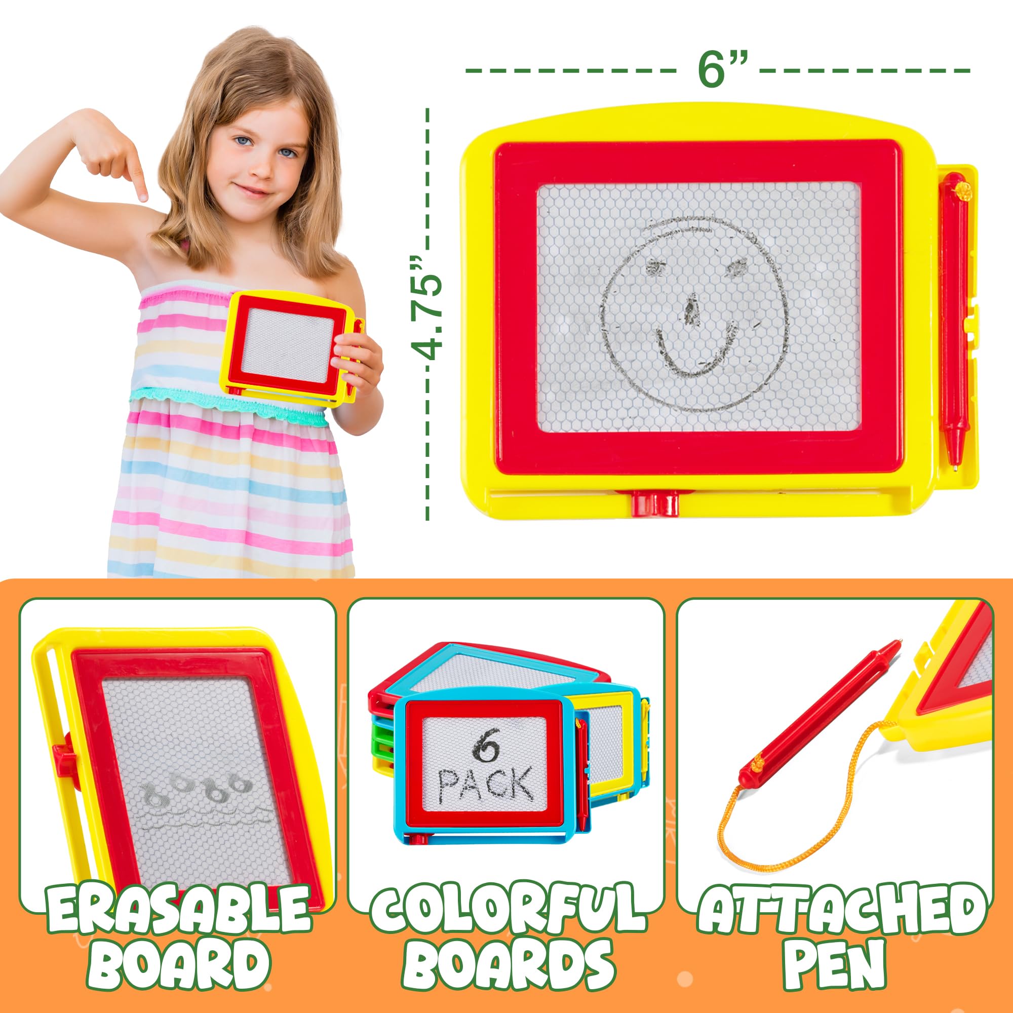 Bedwina blue mini doodle board for creative sketching anywhere