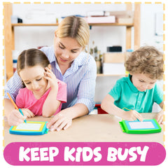 Bedwina yellow mini doodle board perfect for kids on the go