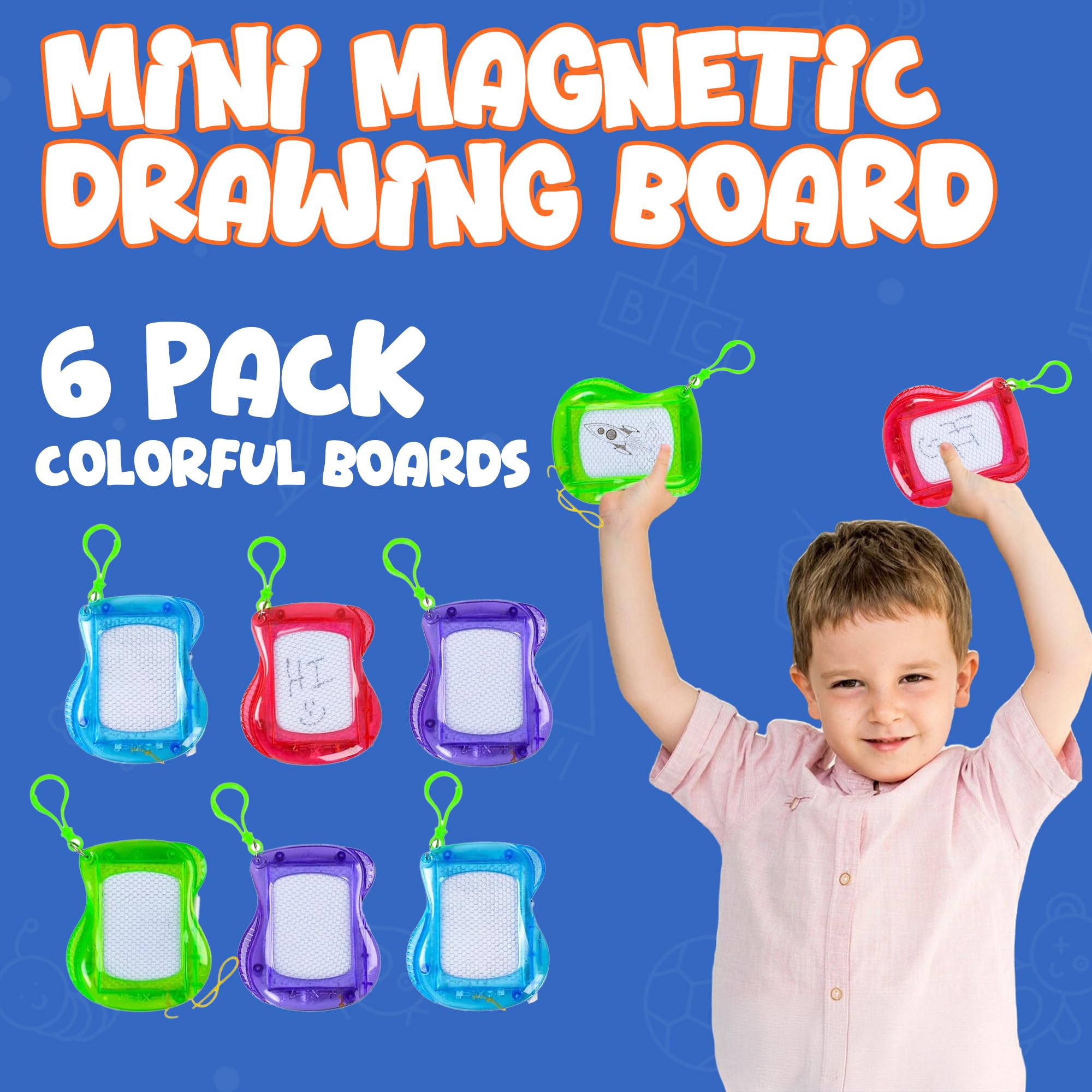 Bedwina mini drawing board swipe-to-erase for quick re-doodles on the go.