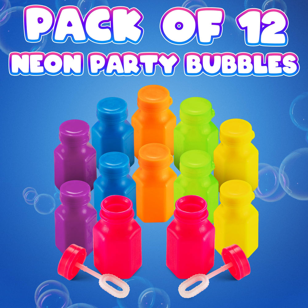 Bedwina mini neon bubbles ideal for classroom prizes and carnival games.