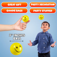 Bedwina party favor smile balls add tactile fun and quick relief.