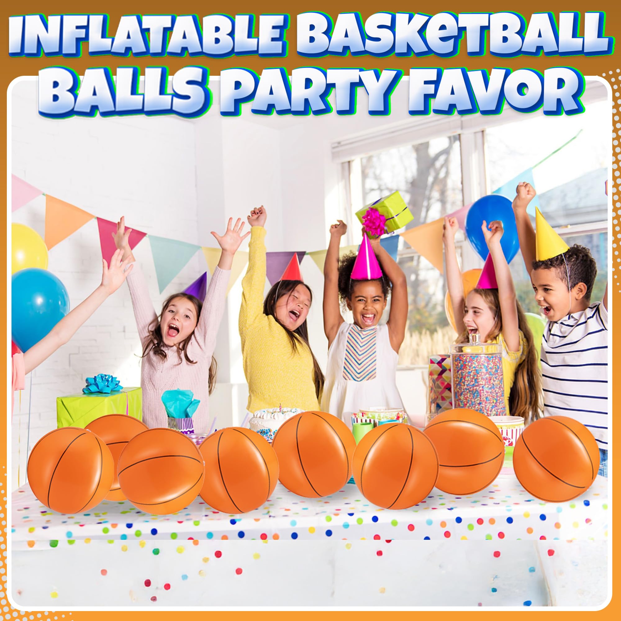 Bedwina pool and beach basketballs ideal for outdoor games