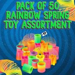 Bedwina Rainbow Spring Classic Coil: timeless fidget coils for play.