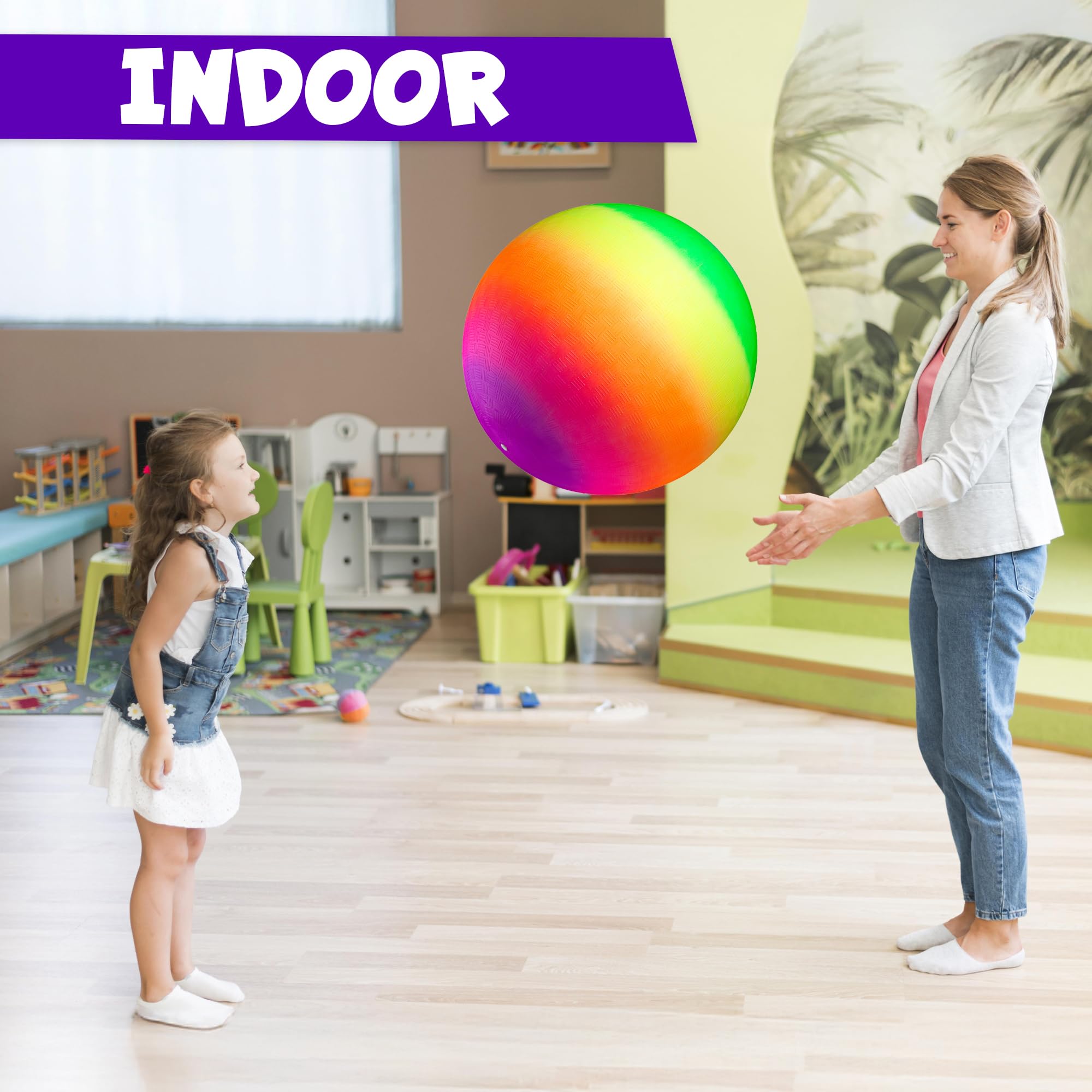Bedwina durable PVC construction resists punctures for long lasting backyard fun