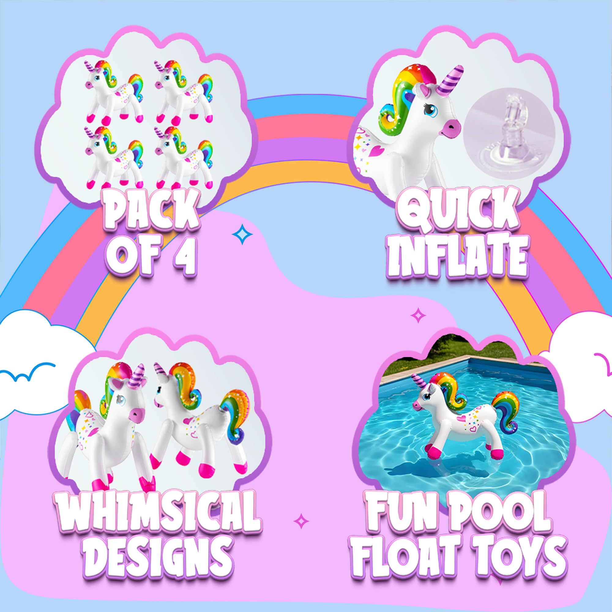 Bedwina unicorn decor creates magical parties on a budget.