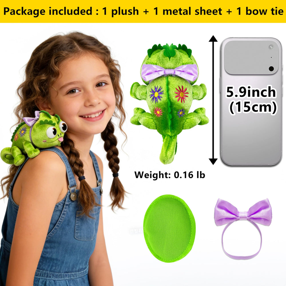 Beeadore chameleon bow-tie removable for versatile costume styling.