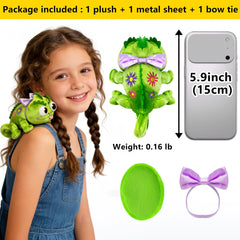 Beeadore chameleon bow-tie removable for versatile costume styling.