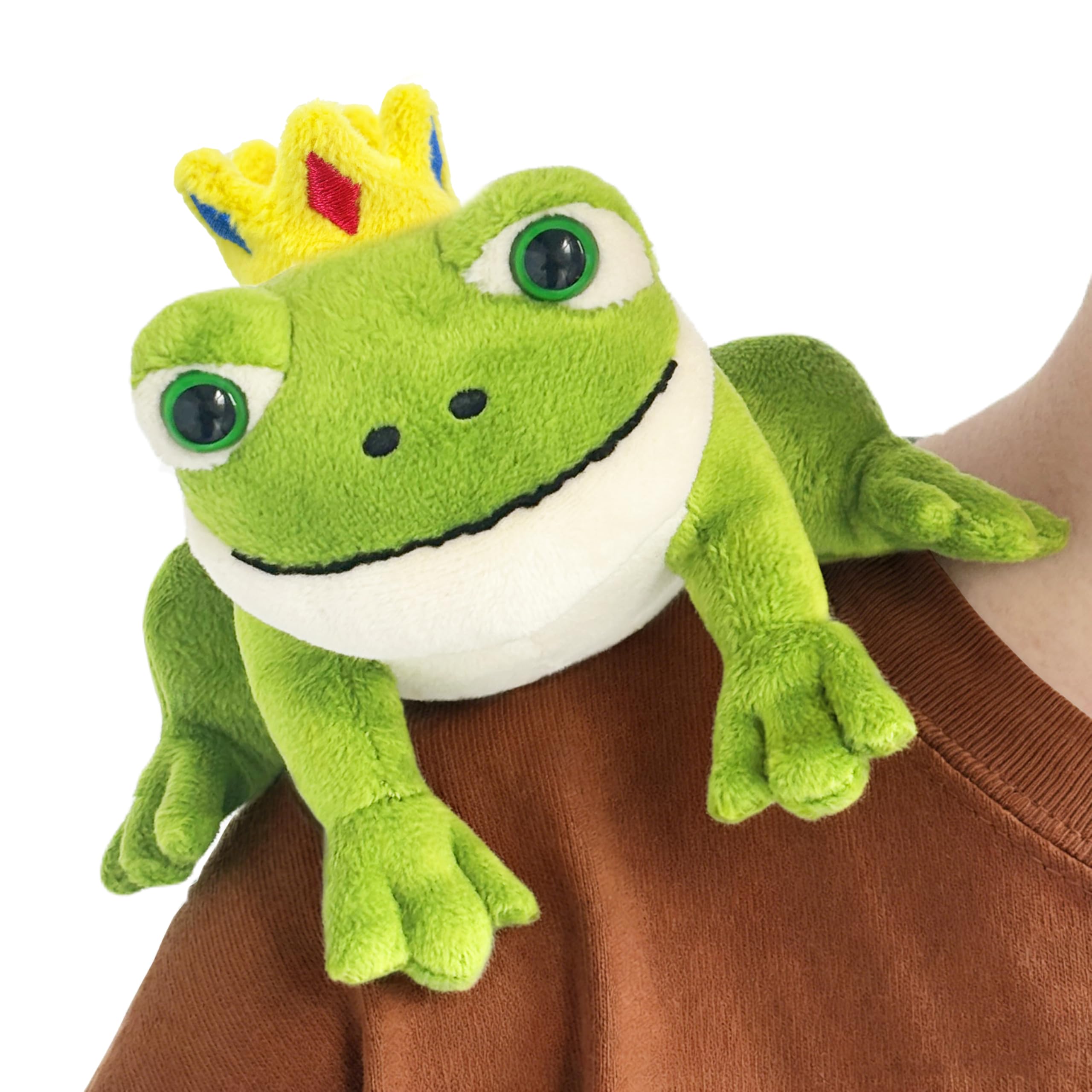 Beeadore frog plush, 3.93-inch size, ideal for cute display and on-the-go fun.