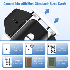 BEE&FLOWER Card Shuffler in action with a low-noise profile during play.