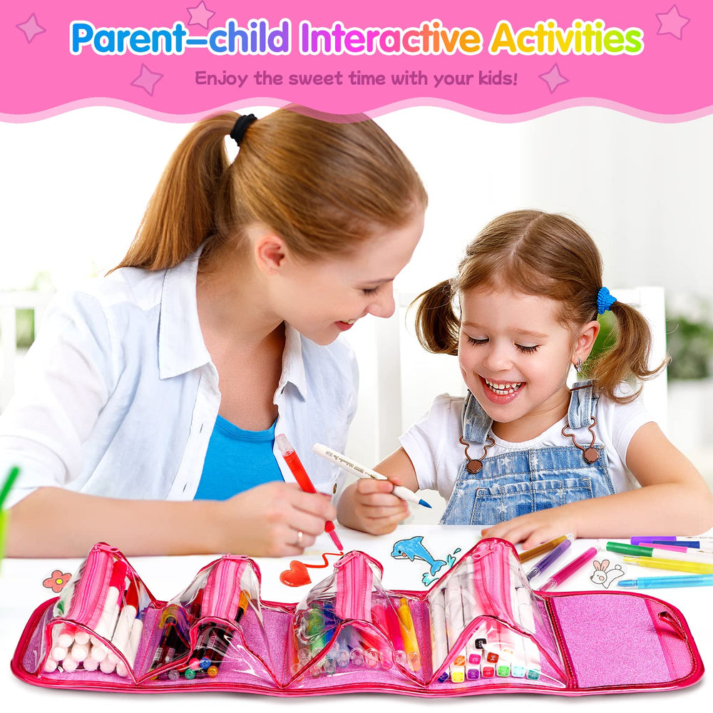 Beefunni fine-tip brush markers provide precise detailing for young artists