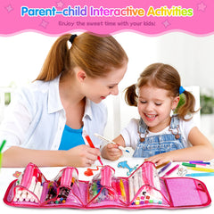 Beefunni fine-tip brush markers provide precise detailing for young artists