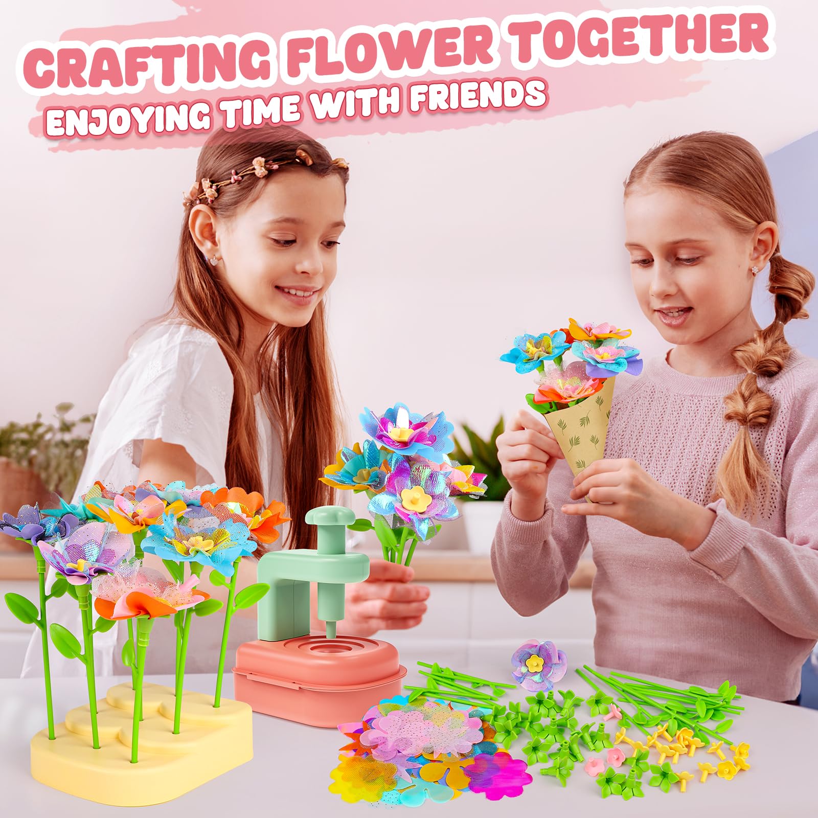 Beefunni Bouquet-wrap and paper give gift-ready finishing touches.