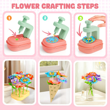 Beefunni Stems and base help secure long-lasting, display-ready flowers.
