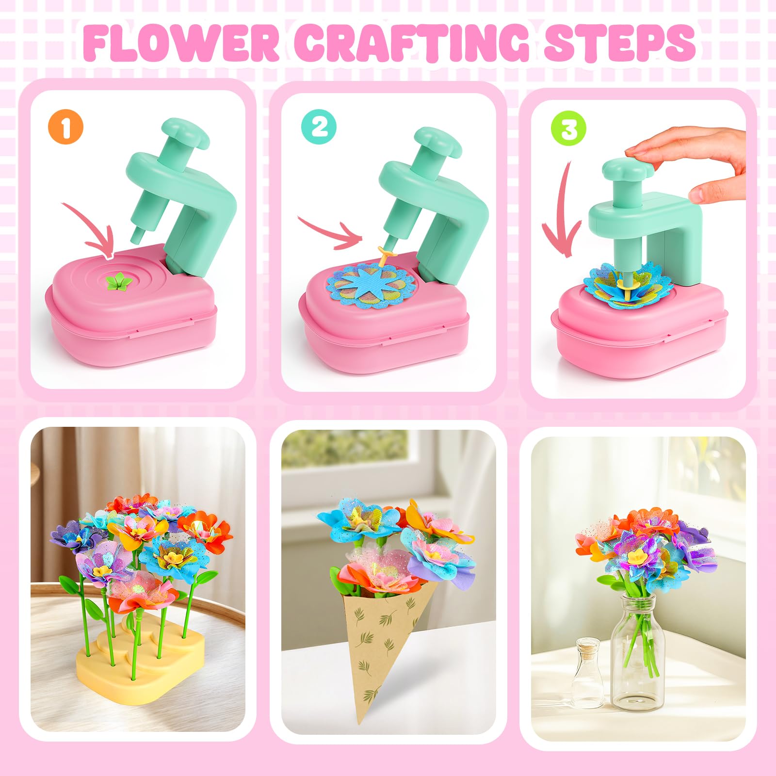 beefunni varied stems and bases support sturdy bouquet construction