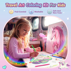 Beefunni unicorn glitter gel pens 3-pack add shiny accents to drawings.