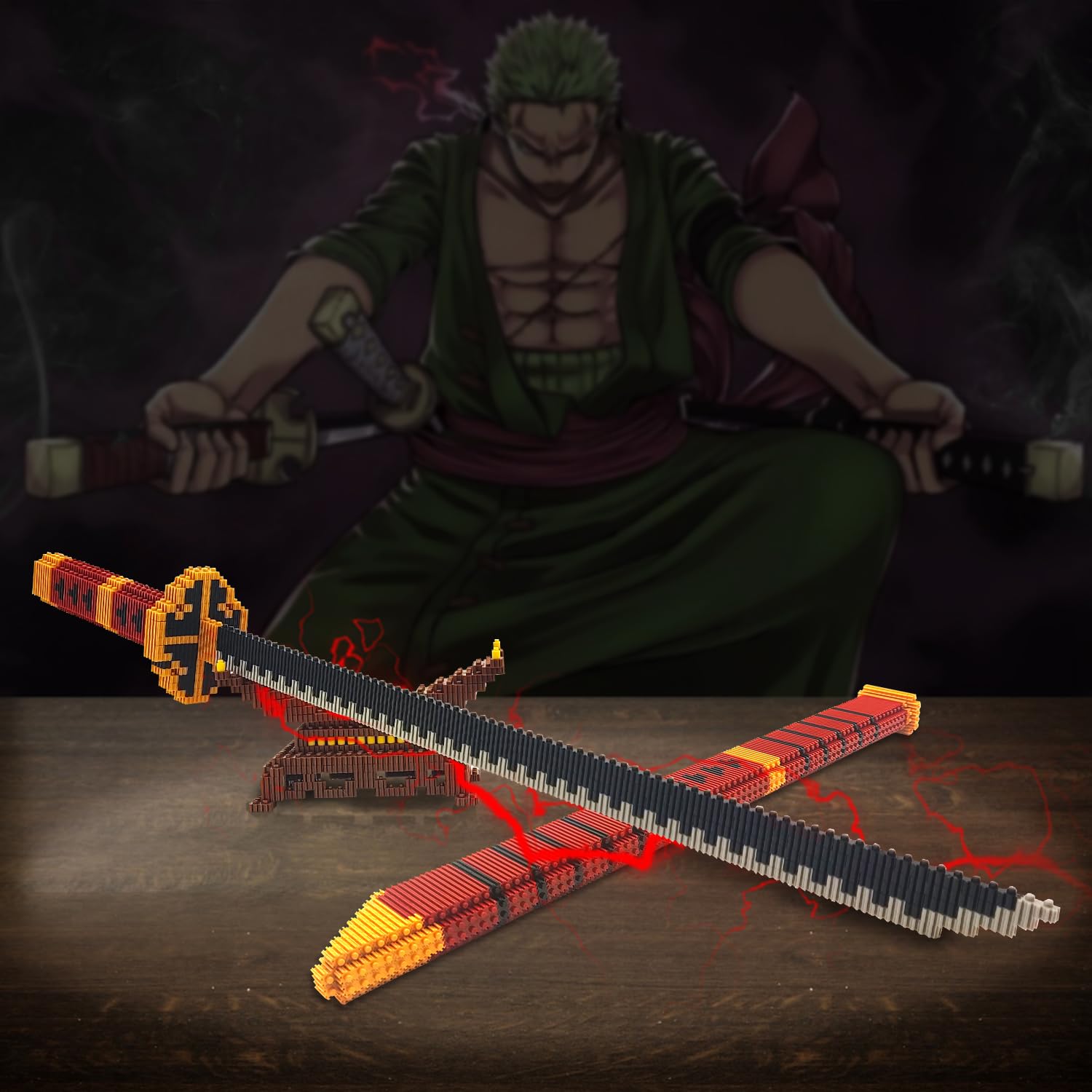 Beego 22.8-inch katana display captures the weapon's impressive presence