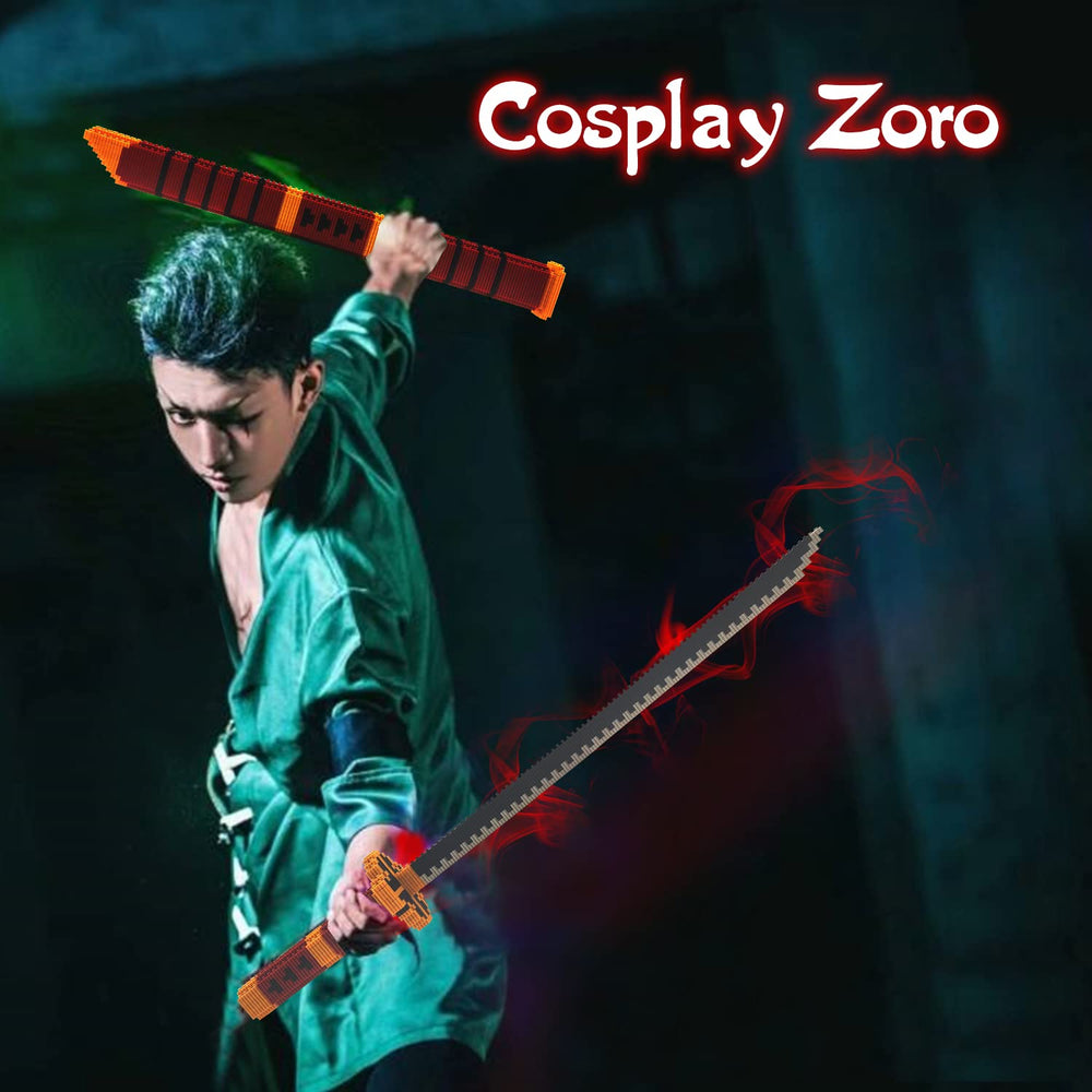 Beego anime cosplay prop katana enhances accurate character styling