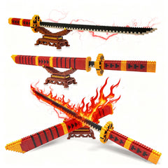 Beego Anime Yamato sword building pieces for immersive display