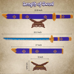 Beego cosplay prop kit designed for Zoro fans with a bold, pose-ready look.