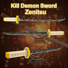 Beego Kill Demon Sword ABS material offers safe, durable blocks