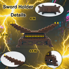 Beego Kill Demon Sword assembly detail highlights 784-piece build