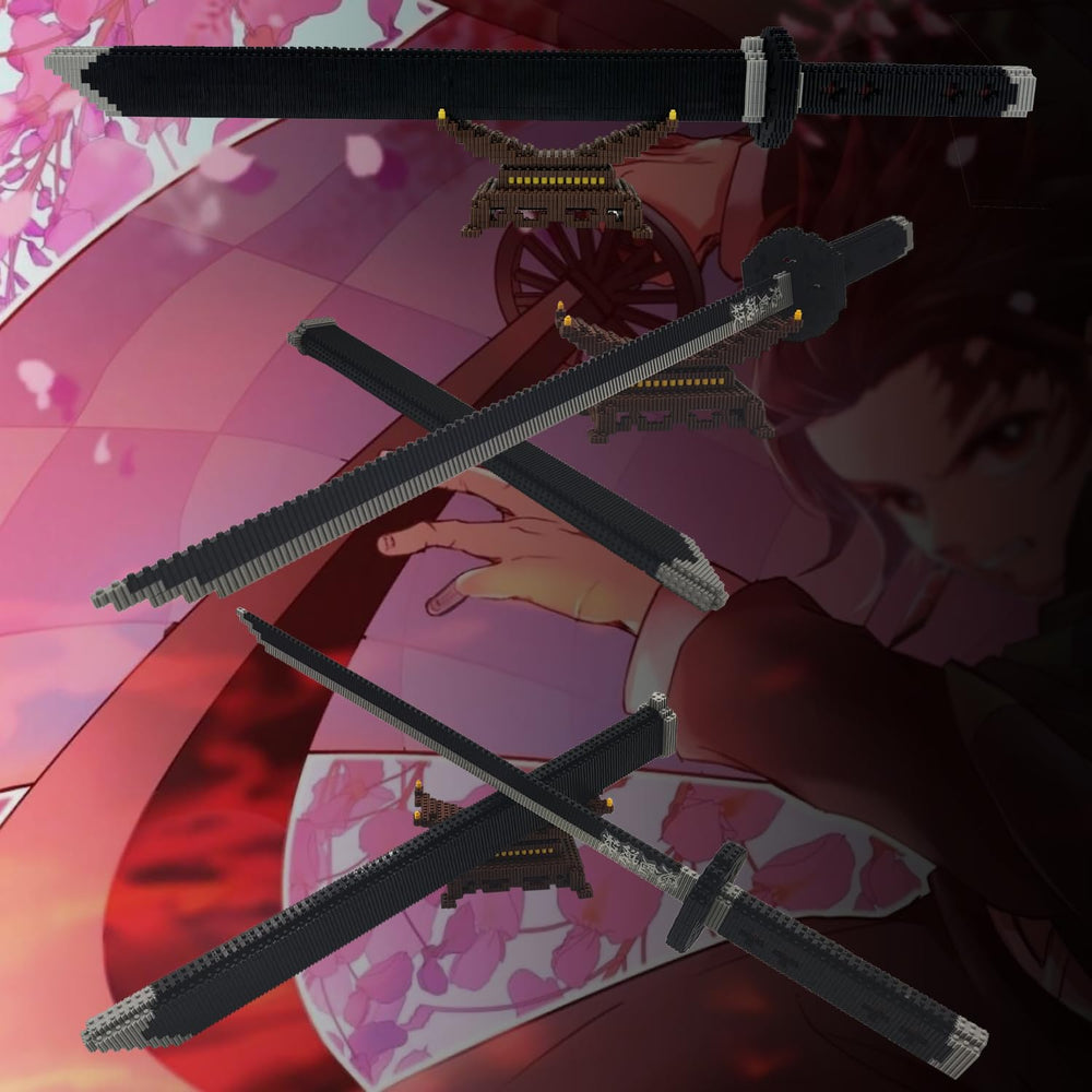 Beego Kill Demon Sword blocks assembly highlights intricate build