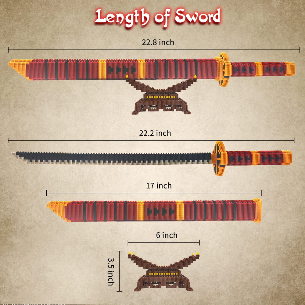 Beego solid sword stand blocks provide stable display for Yamato katana
