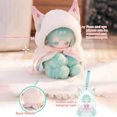 BEEMAI Antu plush-collectible packaging closeup shows materials and texture