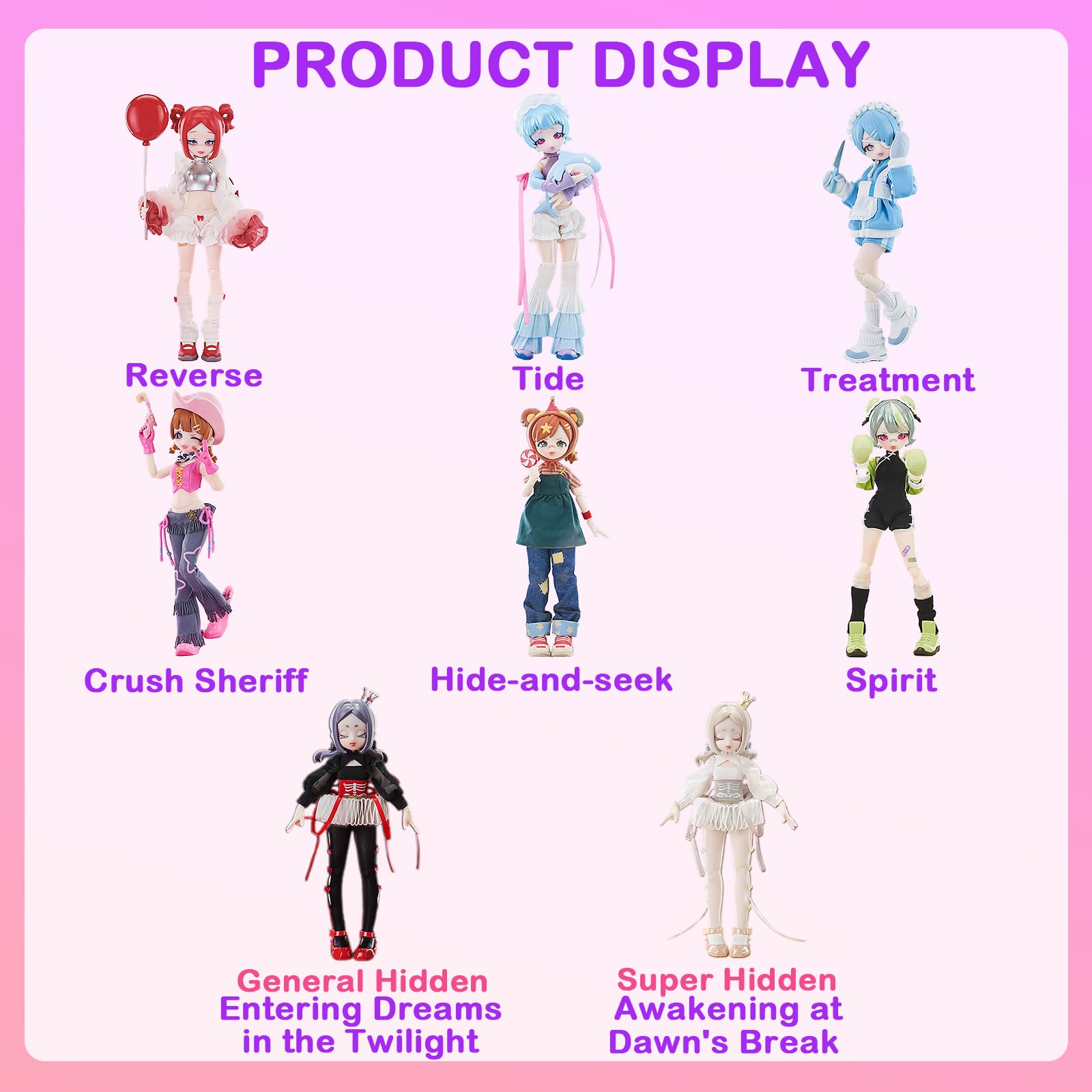BEEMAI Eve-Lynna Dream Paradise figure with detailed paint for shelves.
