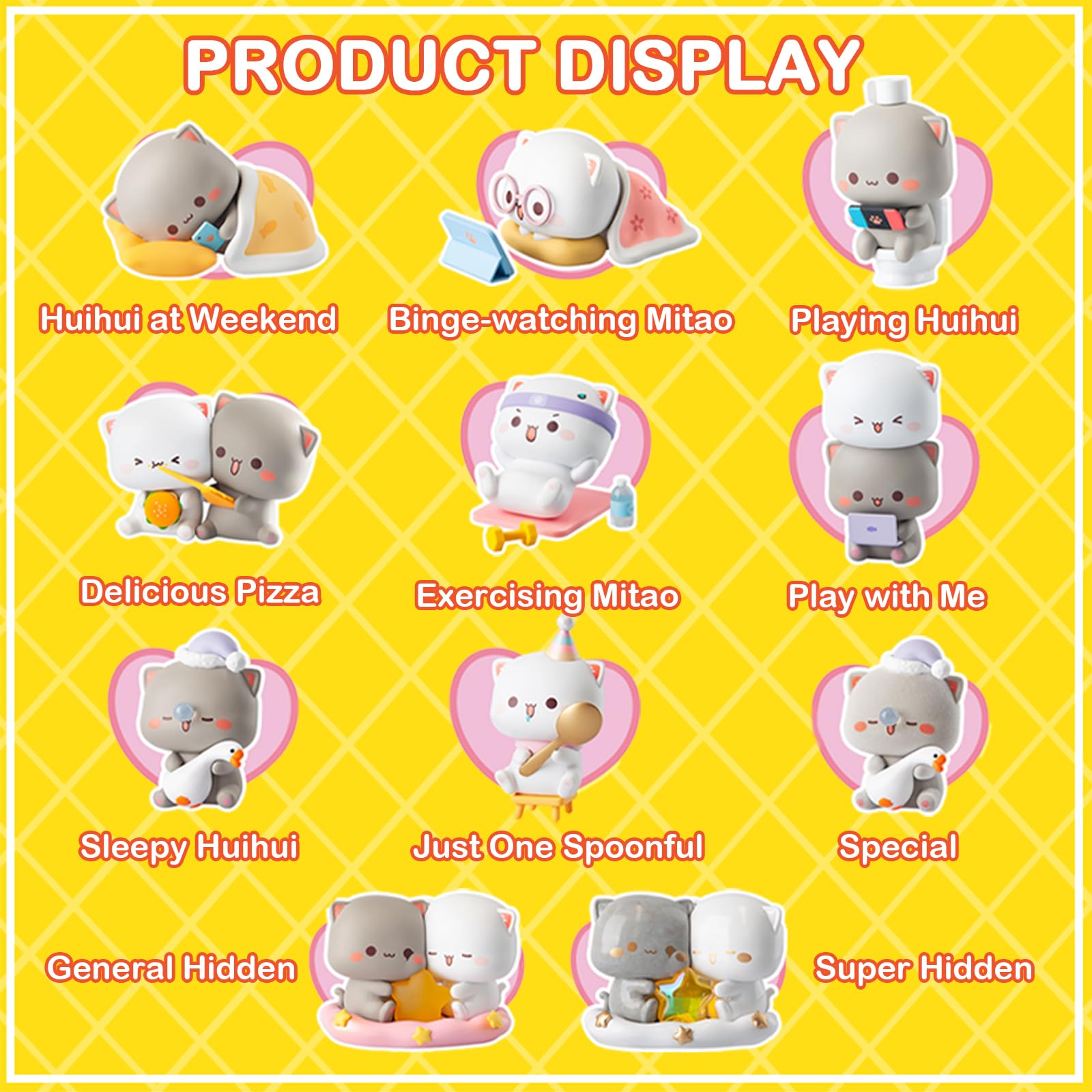BEEMAI Mitao Cat Love Peach Series flocking edition adds tactile texture and eye-catching detail.