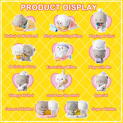 BEEMAI Mitao Cat Love Peach Series flocking edition adds tactile texture and eye-catching detail.