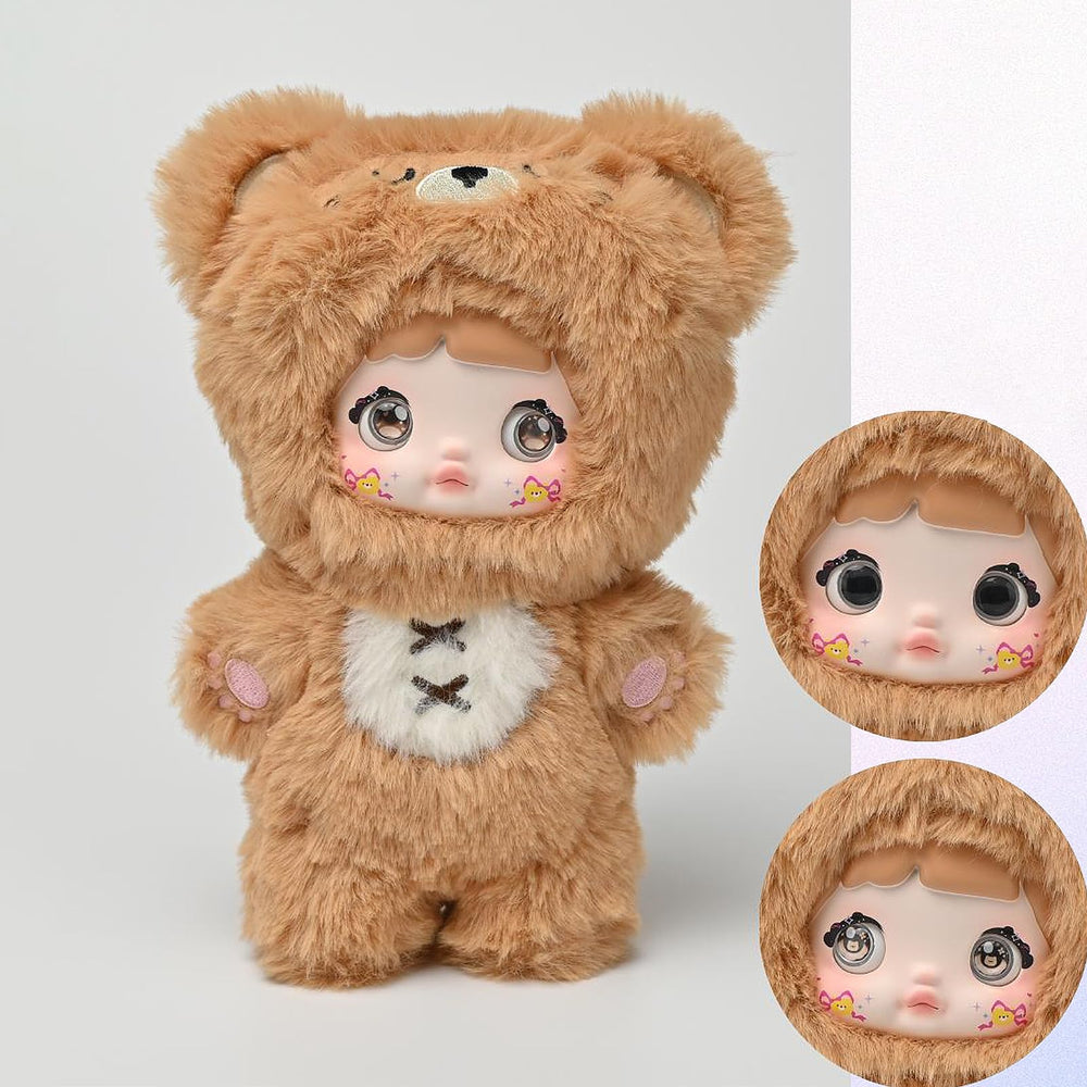 Unboxing moment with BEEMAI Nommi plush set anticipation