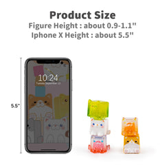 BEEMAI Square Cat PVC material is safe and non-toxic for display.