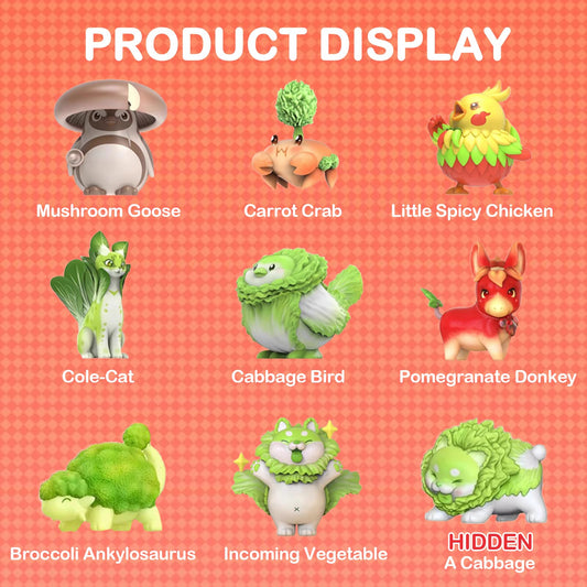 BEEMAI Vegetables Fairy Series 3 regular figure 2—cute carrot design for collections