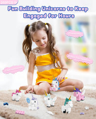 BeepZipp 6-in-1 unicorn figures collection supports storytelling and cooperative play