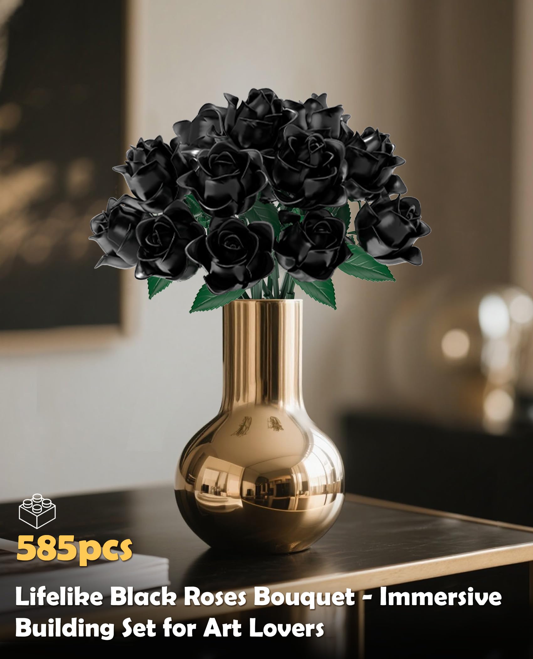 BeepZipp brick-flowers frame with adjustable stems for ideal displays.