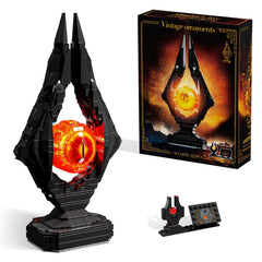 BeepZipp Movie Eye Tower glow enhances dramatic lighting for display.