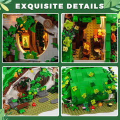 BeepZipp Movie Theme Building Set interior details reveal hidden rooms